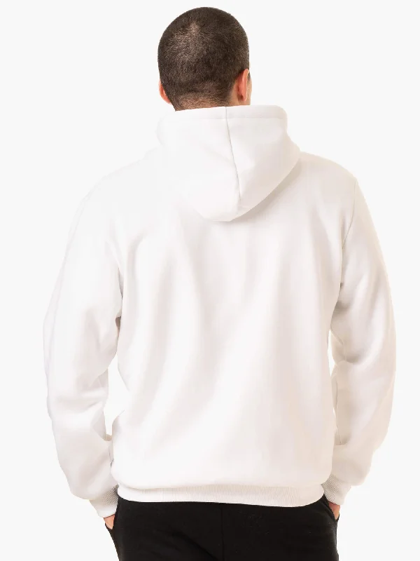 Essential Zip Up Jacket - White