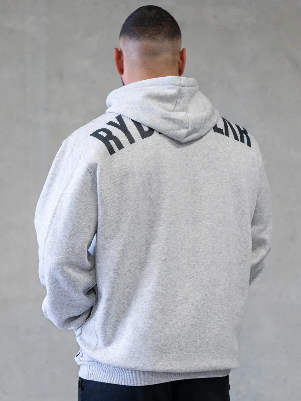 Force Pullover Hoodie - Chalk Grey Marl