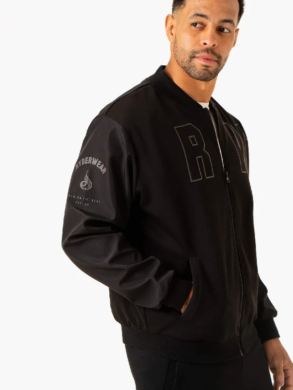 Heritage Bomber Jacket - Black