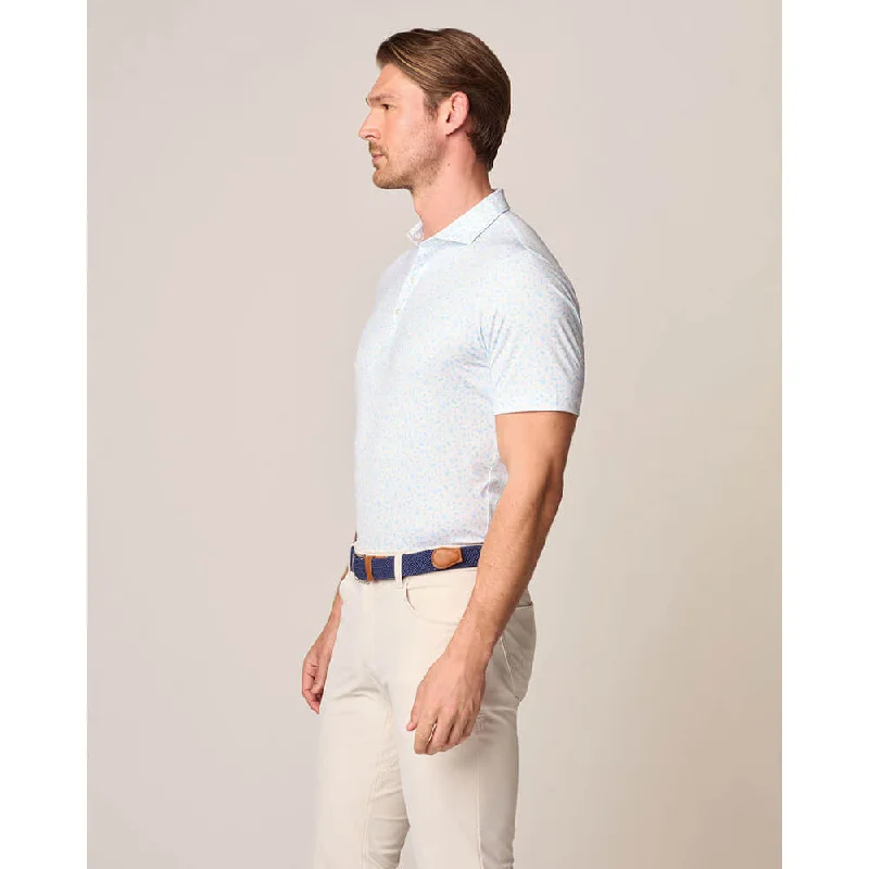 Johnnie-O Stag Night Featherweight Polo Shirt - Permafrost