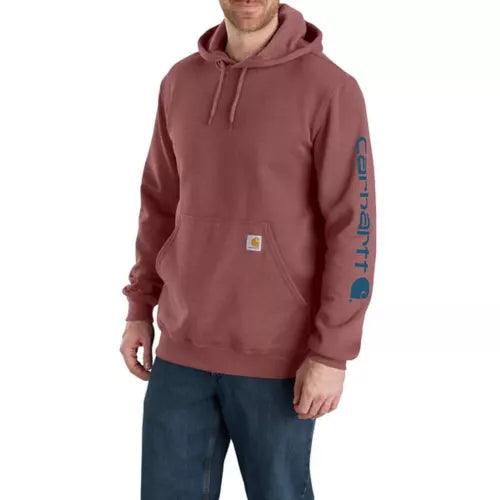 Spring 2024 K288 Loose Fit Midweight Logo Sleeve Graphic Hoodie - Apple Butter