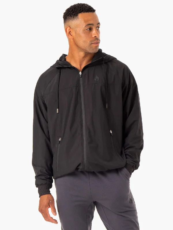 Optimal Windbreaker Jacket - Black