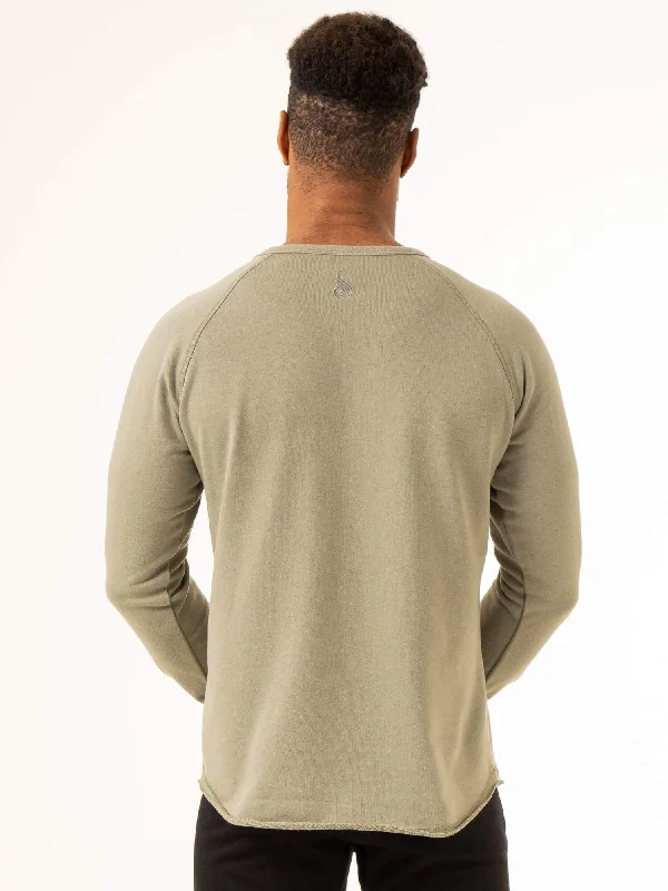 Overdrive Crew Neck - Sage Green