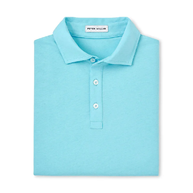 Peter Millar Crown Comfort Cotton Polo Shirt - Mint Blue