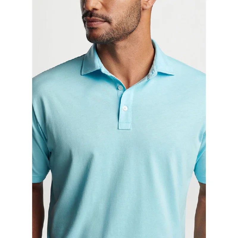 Peter Millar Crown Comfort Cotton Polo Shirt - Mint Blue