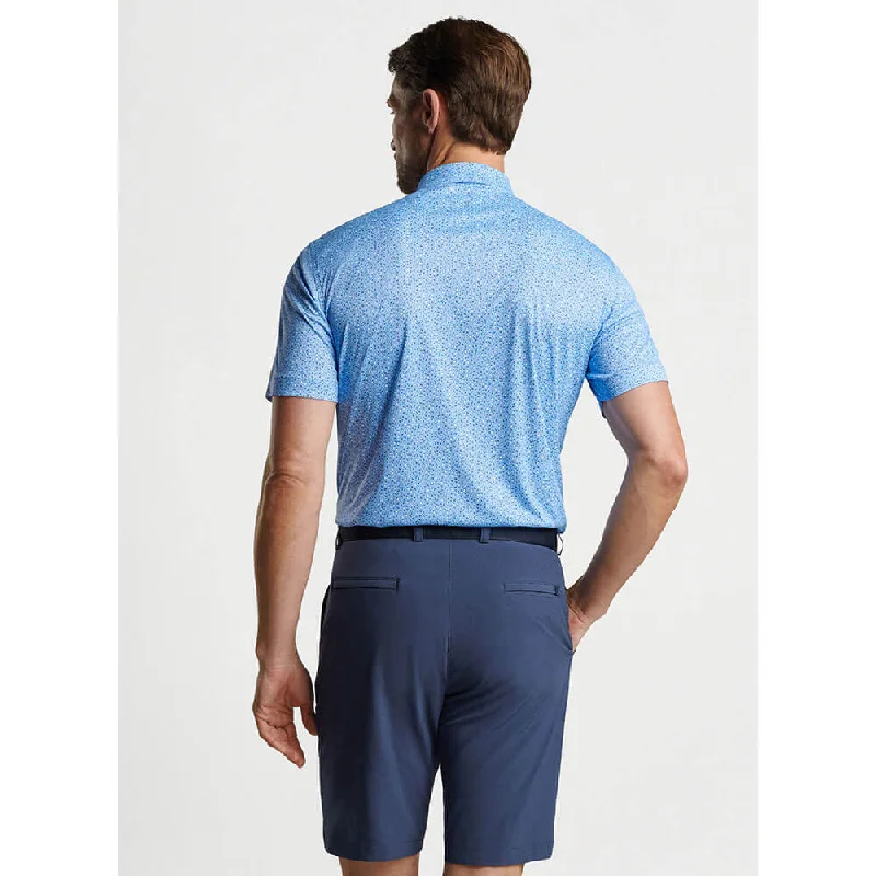 Peter Millar Featherweight Royal Flush Polo Shirt - Cottage Blue