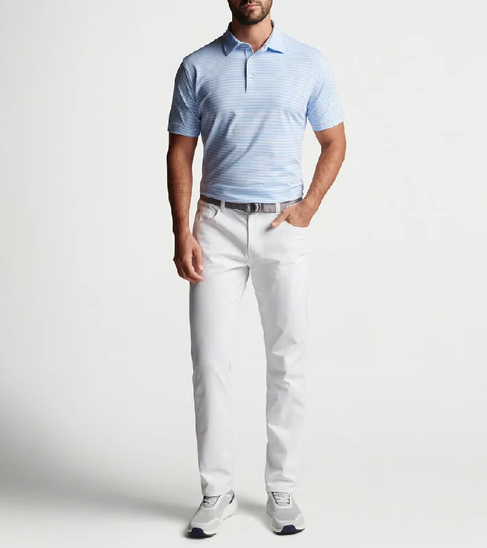 Peter Millar Hales Performance Polo Shirt - Cottage Blue*