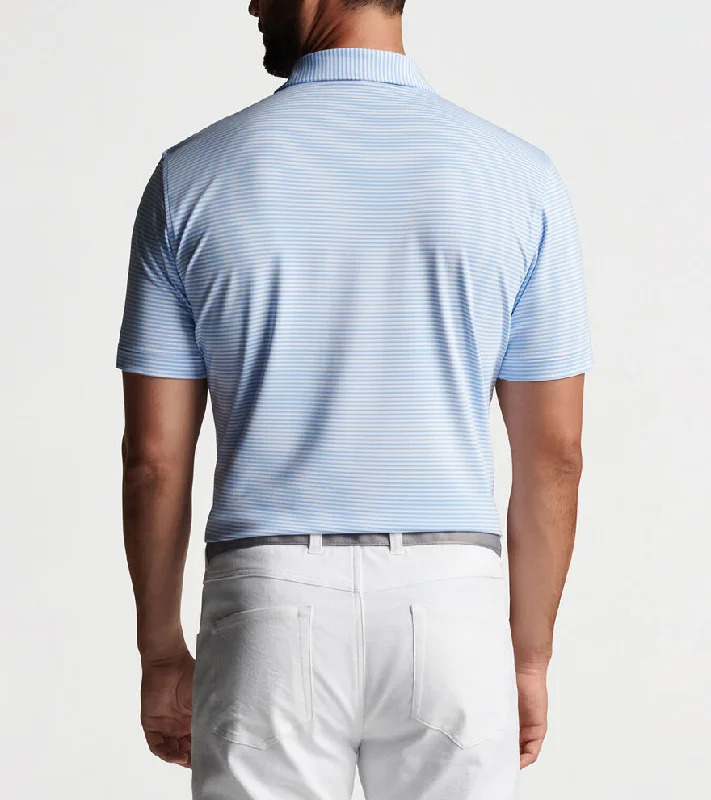 Peter Millar Hales Performance Polo Shirt - Cottage Blue*