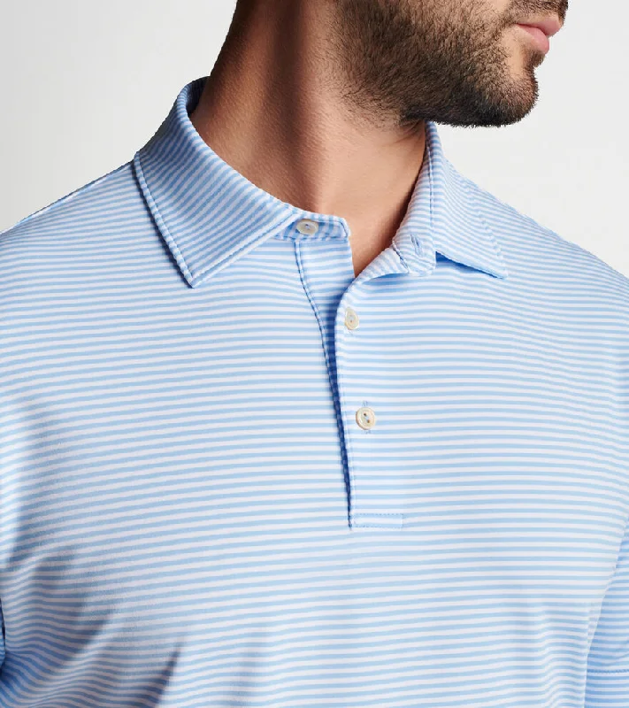 Peter Millar Hales Performance Polo Shirt - Cottage Blue*