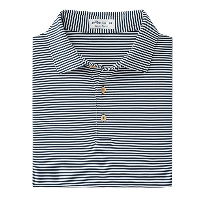 Peter Millar Hales Performance Polo Shirt - Navy*