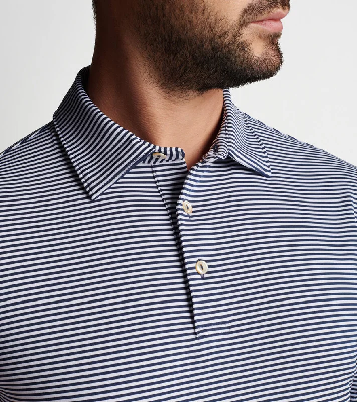 Peter Millar Hales Performance Polo Shirt - Navy*