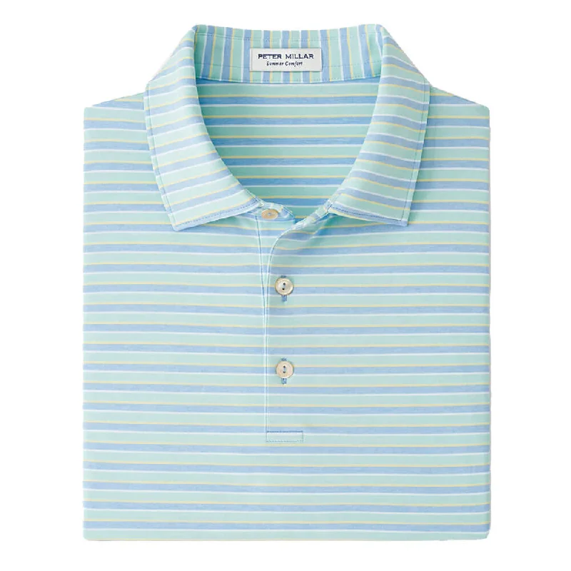 Peter Millar Joan Performance Jersey Polo Shirt - Cottage Blue