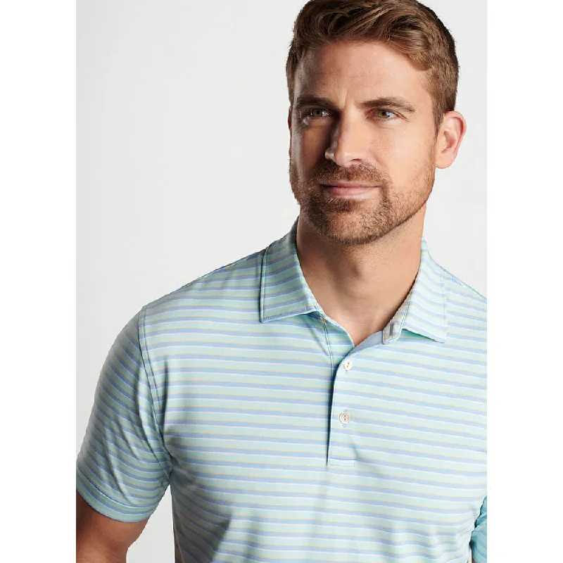 Peter Millar Joan Performance Jersey Polo Shirt - Cottage Blue