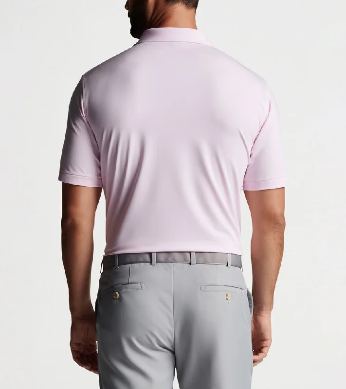 Peter Millar Jubilee Performance Stripe Polo Shirt - Palmer Pink*