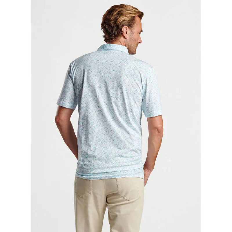 Peter Millar Pilot Mill Fleet Short-Sleeve Polo Shirt - Cape Blue