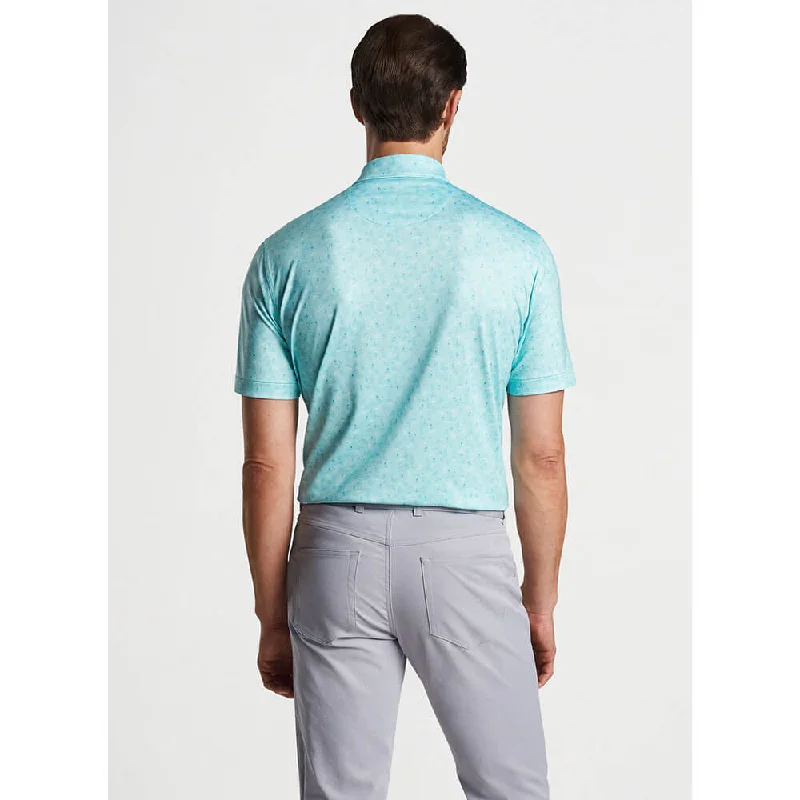 Peter Millar Show Me The Way Performance Jersey Polo Shirt - Cabana Blue