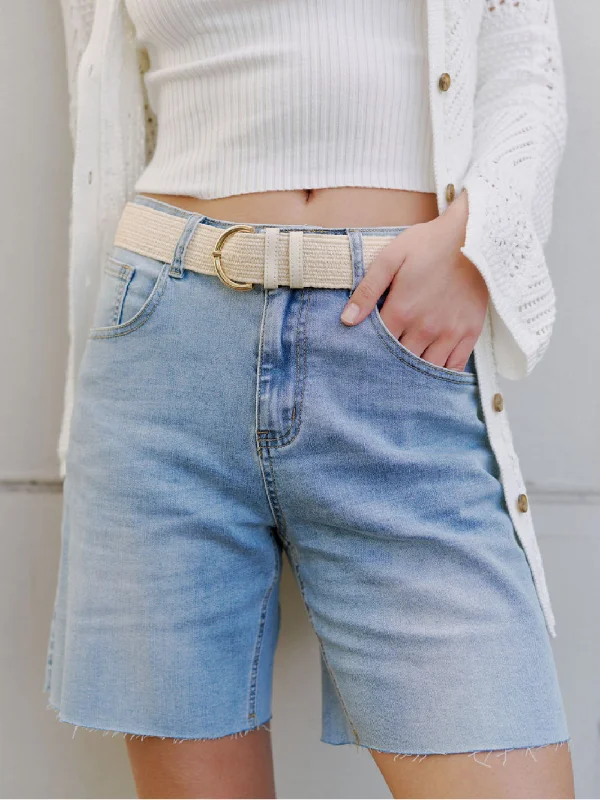 DENIM  CUT OFF SHORTS