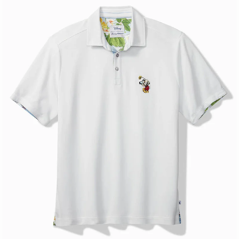 Tommy Bahama Islandzone Disney Postcard To Paradise Polo Shirt - Bright White