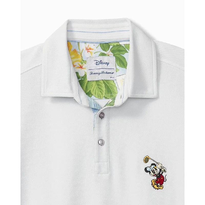 Tommy Bahama Islandzone Disney Postcard To Paradise Polo Shirt - Bright White