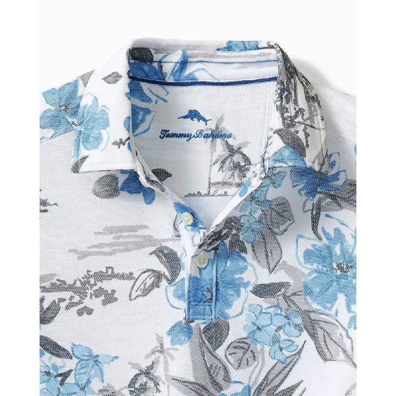 Tommy Bahama Waikiki Waves Polo Shirt - Infinity Pool