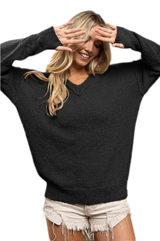 How I'm Feeling Sweater In Black