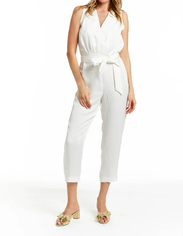 Kyra Jumpsuit In White