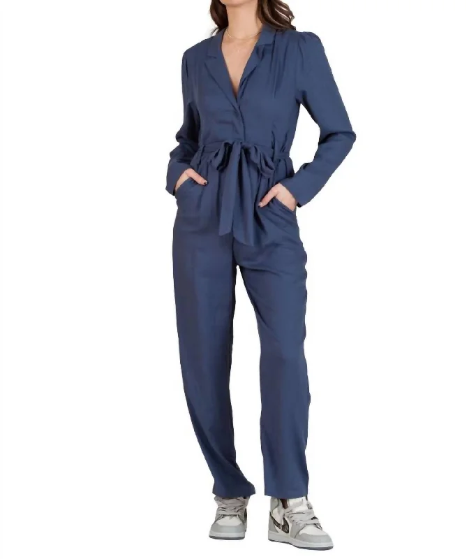 Liverpool Jumpsuit In Navy